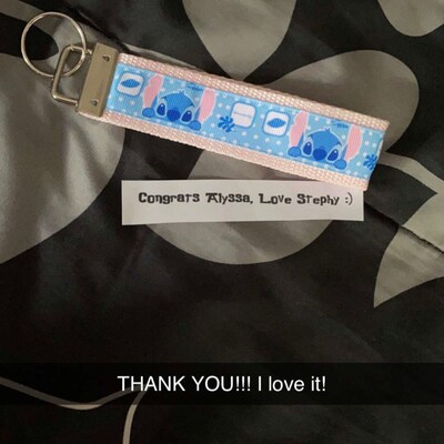 Lilo & Stitch Disney Key Fob FE Gift, Wristlet, FE, Fish Extender, Lilo ...