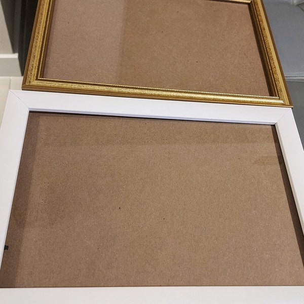 Modern White Picture Frame, 1-inch Wide, Craig Frames - Etsy