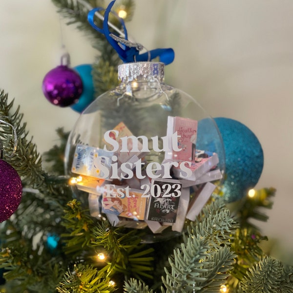 Personalized Book Ornament . Ornament for Book Lover . Book Lover Gift ...