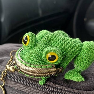 Frog Coin Purse Crochet Pattern Etsy