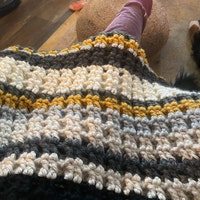 CROCHET PATTERN Crochet Me A River Throw - Make to Any Size - PDF ...