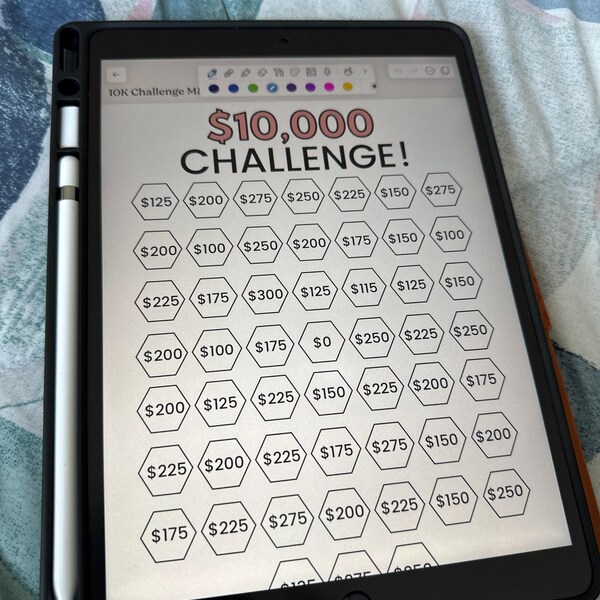 Money Saving Challenge Printable | 5 Dollar Savings Challenge | Savings ...