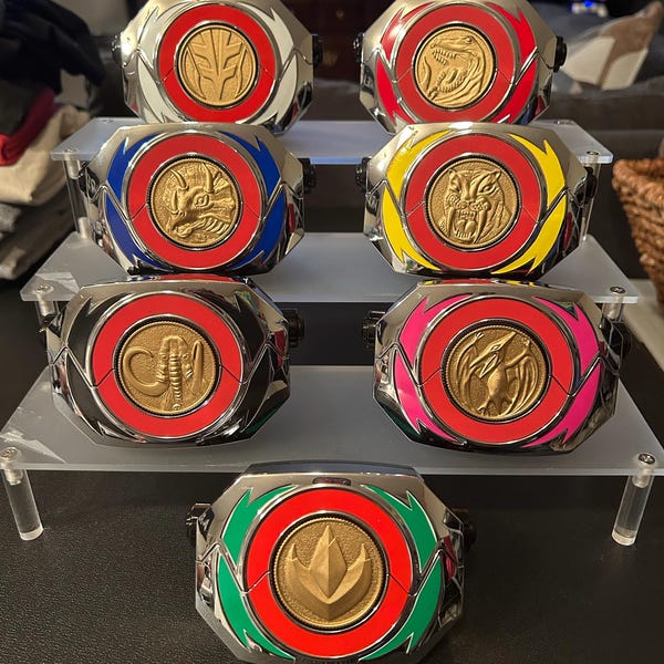 Mighty Morphin Power Rangers Key Chain - Etsy
