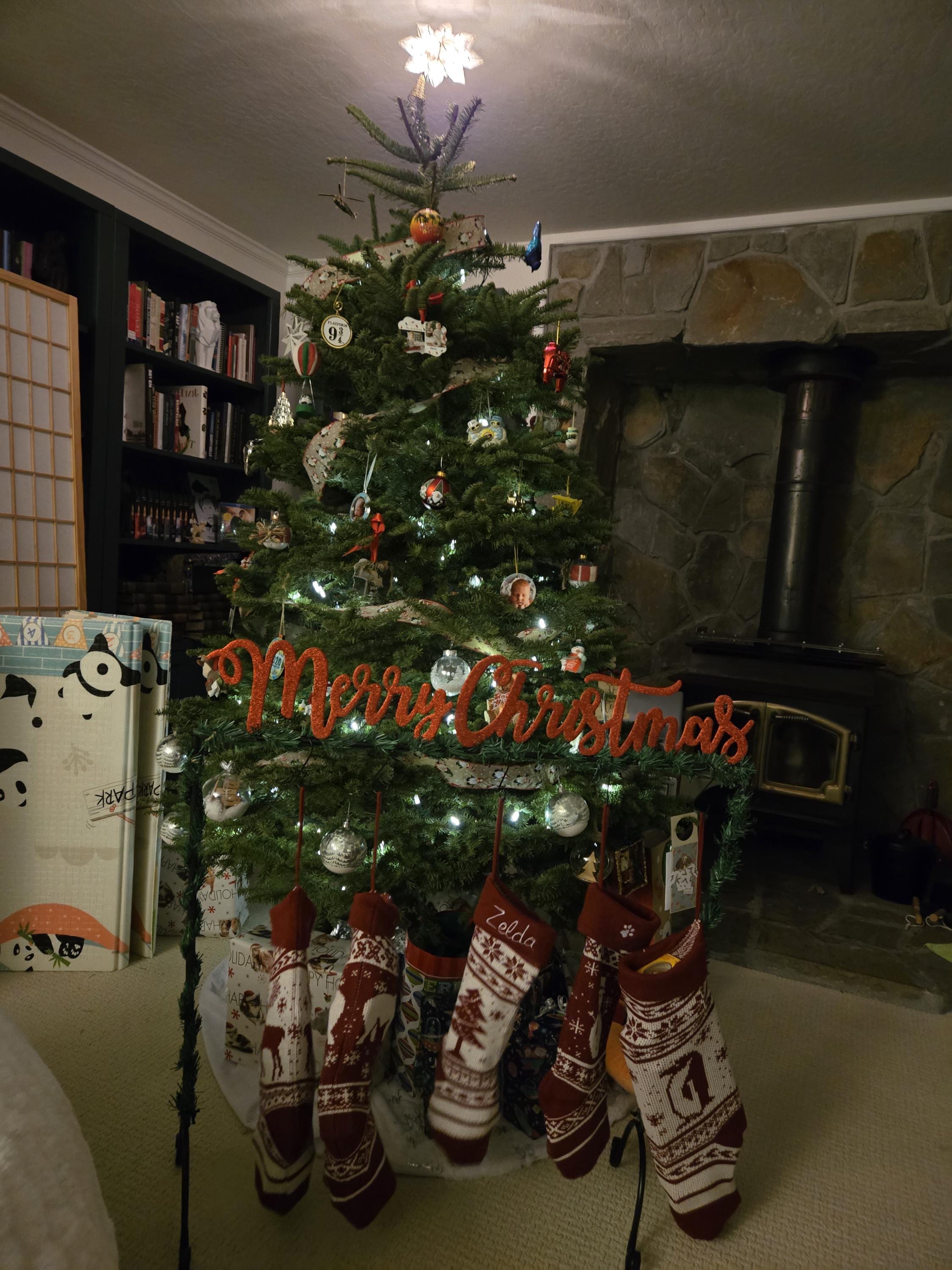 Christmas Stockings Knit Holiday Décor stocking Christmas Décor Personalized Dog Stocking custom stockings Farmhouse Christmas Holiday red