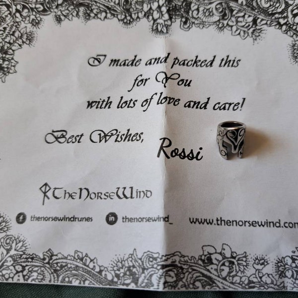 Viking Beard Beads, Helmet Hair Beads, Viking Helmet Beard Rings ...
