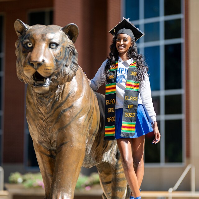 Black Girl Magic Kente Graduation Stole Class Of 2025 Black Girl Magic ...