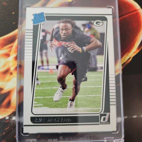 CARTA ROOKIE JOE BURROW 2020 LEAF DRAFT ALL-AMERICAN 1° GRADO - Foto 3