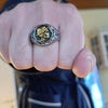 TheBikerMetal Indian Head Ring - Stainless Steel Motorcycle Ring For Harley Riders, Size 11-13