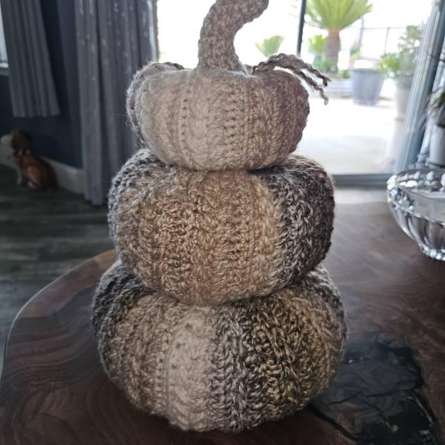A customer's finished Wheat Stitch Snowman Crochet Pattern