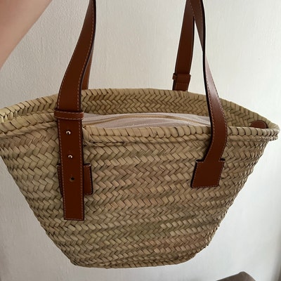 Straw Bag, Straw Basket, French Basket, Handmade Basket, Morocco Basket ...