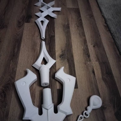 3d Printed Aqua's Rainfell Keyblade Kit / Keyblade Replica / Kingdom ...