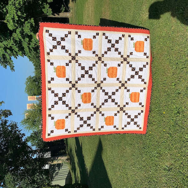 Pumpkin Patch Quilt PDF Pattern - QLD214 - Etsy