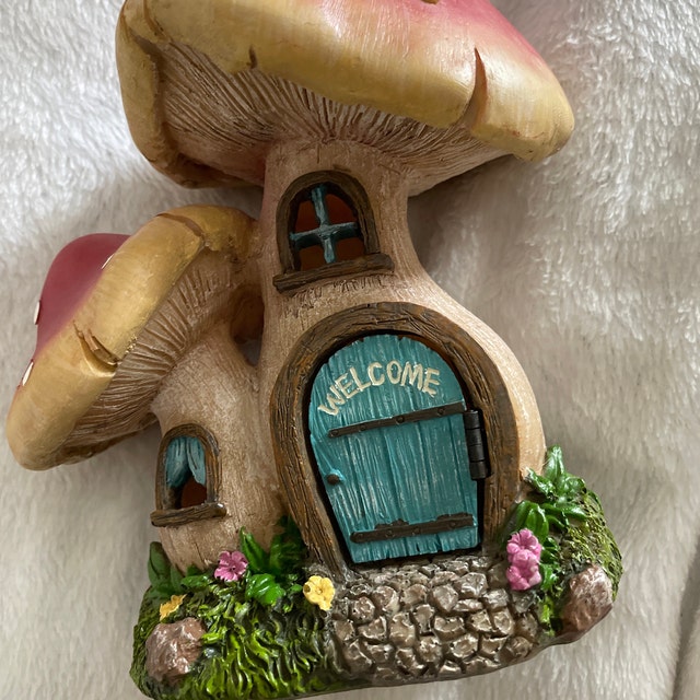 10pcs/lot Mini Mushroom Fairy Garden Miniatures Garden Decoration Foam