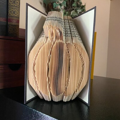 Angel Book Folding Pattern, How to Book Fold Instruction, Downloadable ...