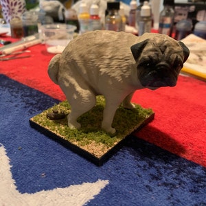 Pooping Pug Figurine Pug Statue Gift Gift for Pug Mom Pug - Etsy