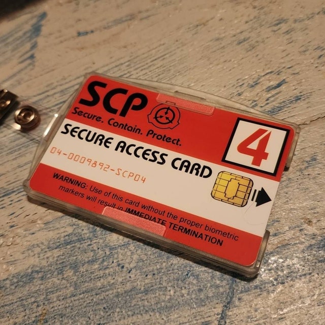 SCP Foundation Secure Access ID Cards Containment Breach current Version 