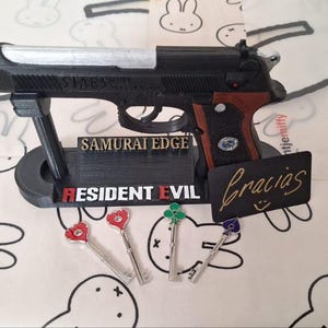 Decorative Samurai Edge Replica Gun From Resident Evil, Jill Decorative Samurai Edge Replica Gun From Resident Evil, Jill