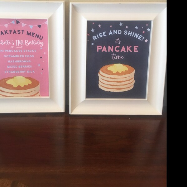 Custom Birthday Breakfast Menu, 8