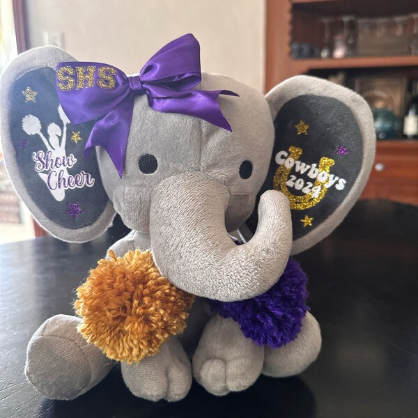 Team Spirit Elephant - Color Options - Cheer Big Little Gift ...