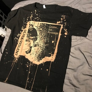 Ultraviolent Uk 82 Punk Shirt Crime for Revenge - Etsy