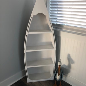 4' RED Handmade Wood Boat Shelves/Shelf skiff canoe Etsy