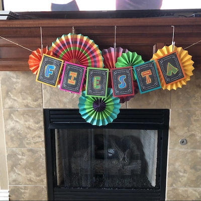 Printable Fiesta Banner, Cinco De Mayo Banner, DIY Fiesta Decorations ...