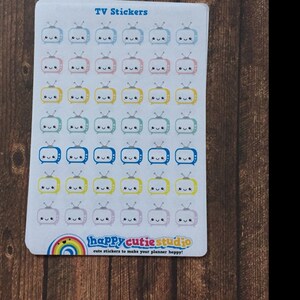 42 Cute Tv/programme Planner Stickers - Etsy