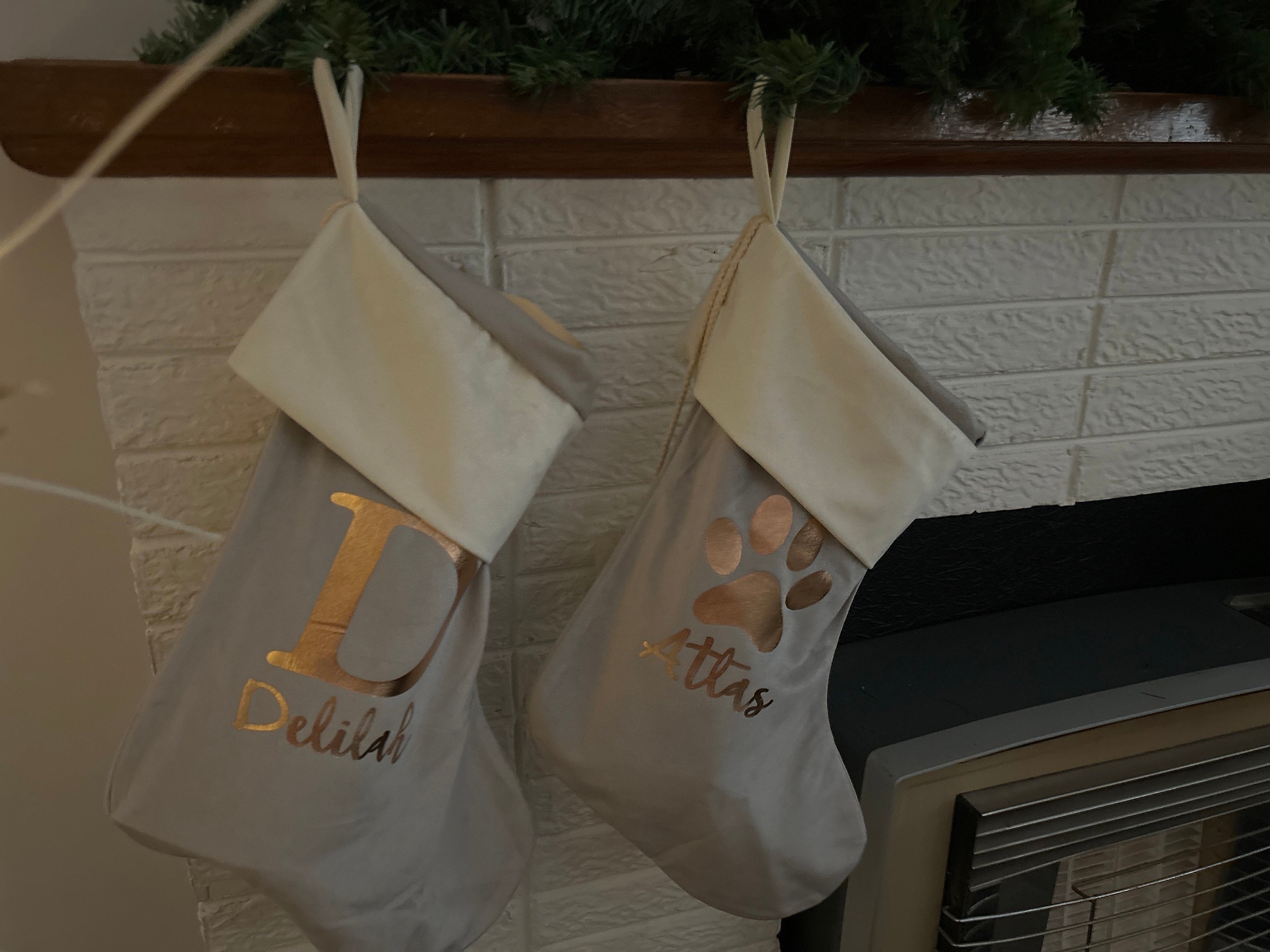 Personalised Velvet Christmas Stockings