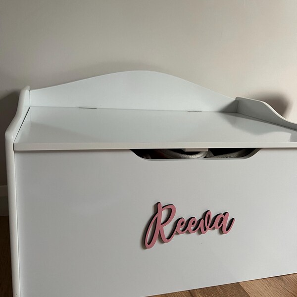 Wooden TOY BOX Name Sign - Personalised Toy Box Sign - Etsy UK