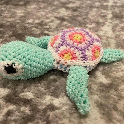 Loomigurumi Sea Turtle Rainbow Loom Animal - Etsy