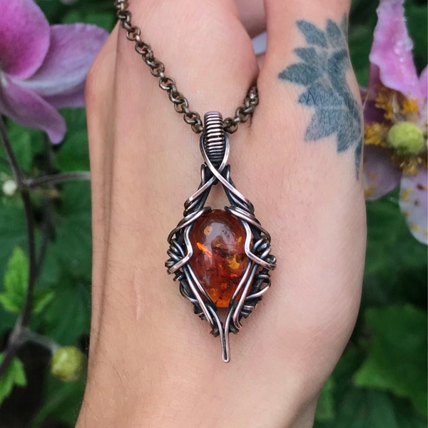 SilverAmber Jewellery Broche en forme de fleur en ambre de la Baltique véritable et argent sterling – 4015, Pierre Argent sterling Résine, Ambre
