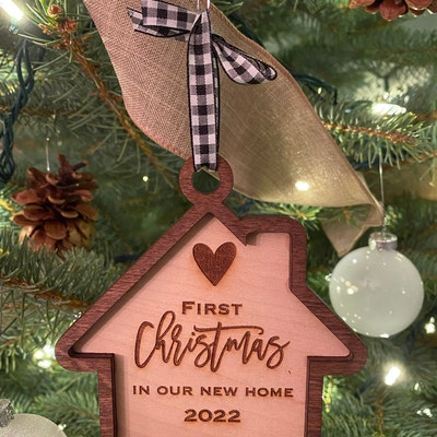 First Home Ornament, Our First Home, New Home Gift, Realtor Gift, 2023 ...