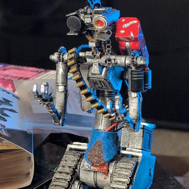 ジョニー5 ロボット ショート・サーキット GOLDエディション - Etsy 日本