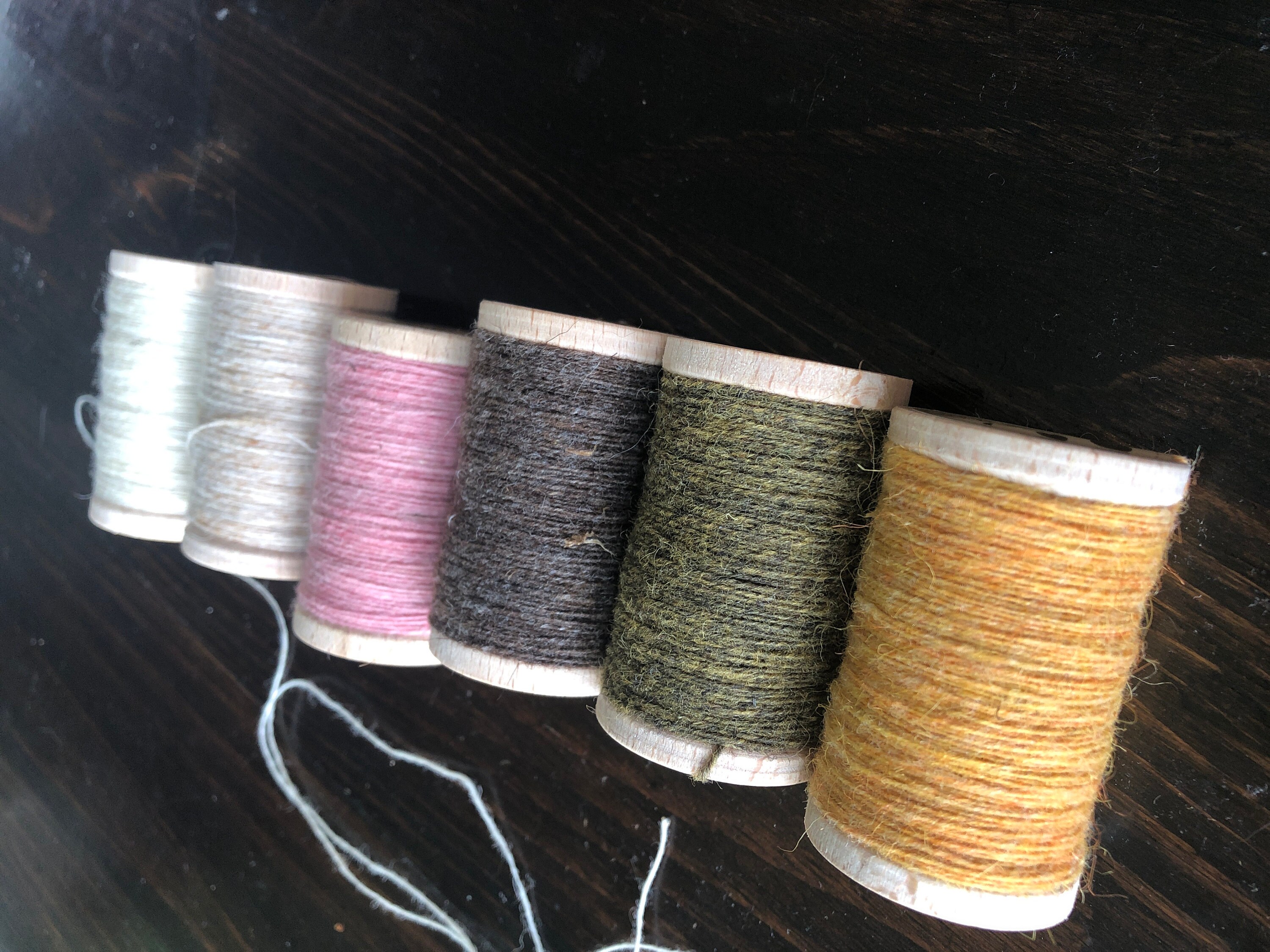Wool Embroidery Thread - 100% Wool Thread - Rustic Wool Thread - Moire ...