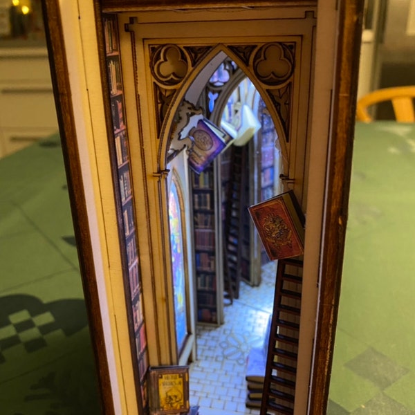 Alchemy Library Diorama Bookshelf Insert - Etsy