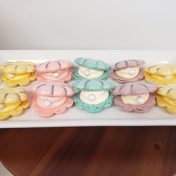 Sea Shell Macaron Template - Digital Download PDF - SVG - Print Your ...