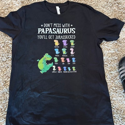 This Awesome Papa Belong to Personalized Papa Shirt Fathers Day for Papa Daddy Shirt Custom ...