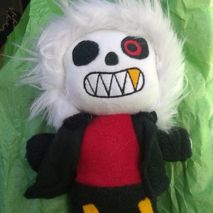 Underfell Sans Plush Inspired by Undertale 9 Inches Tall | Etsy