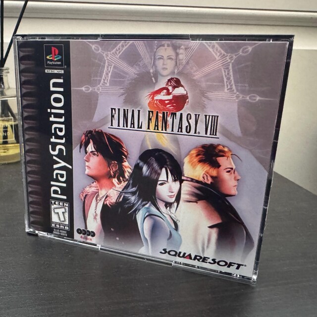Final Fantasy VIII Reproduction Case - No Disc - No Manual - PS1