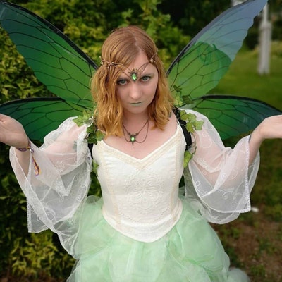 Butterfly Green Wings, Elf Wings, Fairy Wings, Wings Photo Prop ...