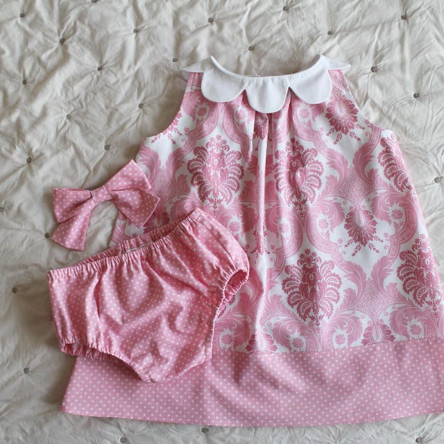 Sweet Pea Dress - Girls' A Line Dress With Peter Pan Collar - PDF Pattern -  Etsy