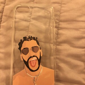 Download Bad Bunny iPhone Case | Etsy