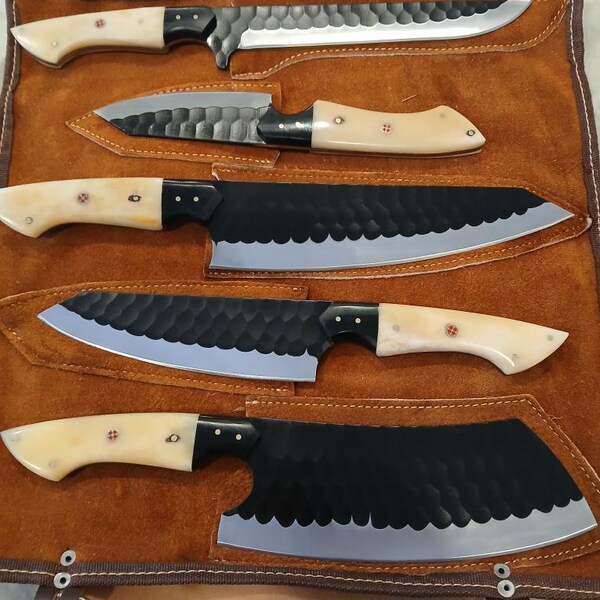 Personalized Damascus Steel Folding Knife - Unique Gift for Him