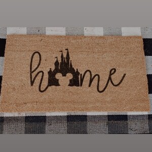 Zerbino Disney Home con castello Disneyland Disneyworld Testa di
