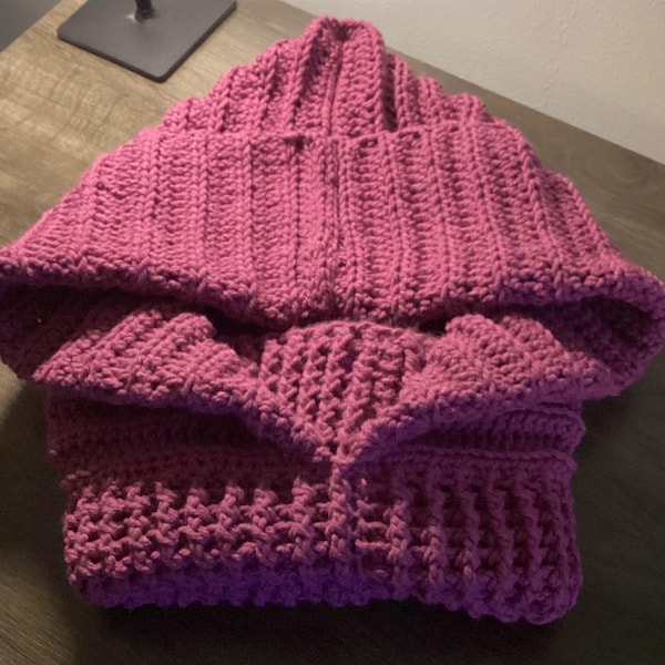 Beginner Friendly Crochet Turtleneck Hoodie Pattern PDF, Easy Modern ...
