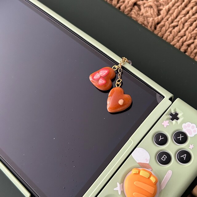 Milk & Cookie Charm, Nintendo Switch Charm, Steam Deck
