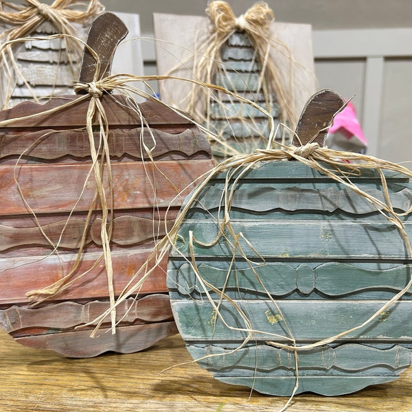 Spindle Pumpkins Crafting DIY Kit | Unfinished Wood Craft Kit | Paint ...