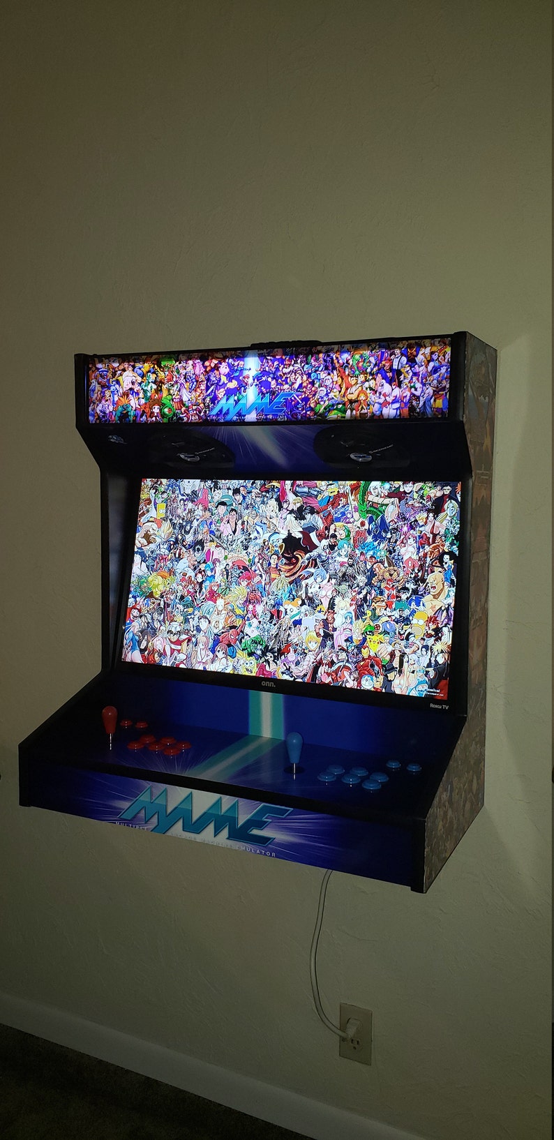 Arcade setup shared by Johnny