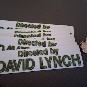 Directed by David Lynch Stickers (Original)