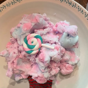 4 Scentos Scented Cloud Slimes Bubble Gum Watermelon Cotton Candy Choc Chip  8oz